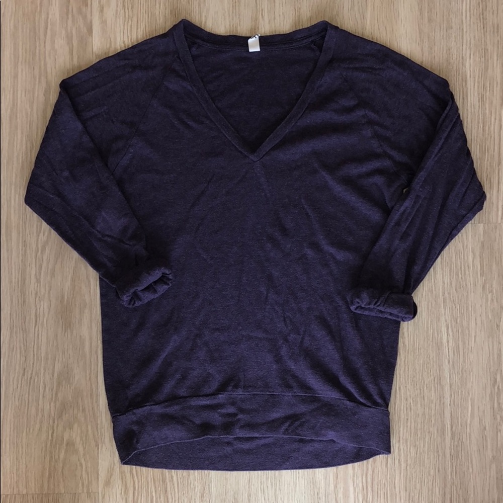 Aritzia TNA Roll Sleeve Top